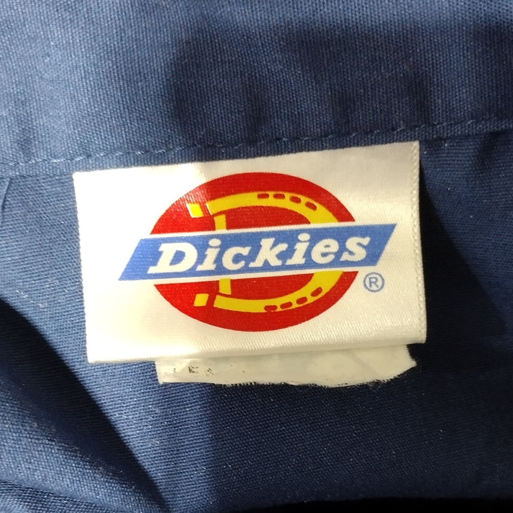 Vintage Dickies Work Coveralls Mechanics Jumpsuit Mens 3X Blue Boho Retro 90s - Picture 10 of 12